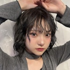 【 ウェーブカール × ボブパーマ × ダークグレー 】 浅野美紀