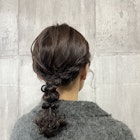 ふんわり編みおろしアレンジ☆