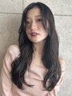 大人っぽいナチュラルロングレイヤー