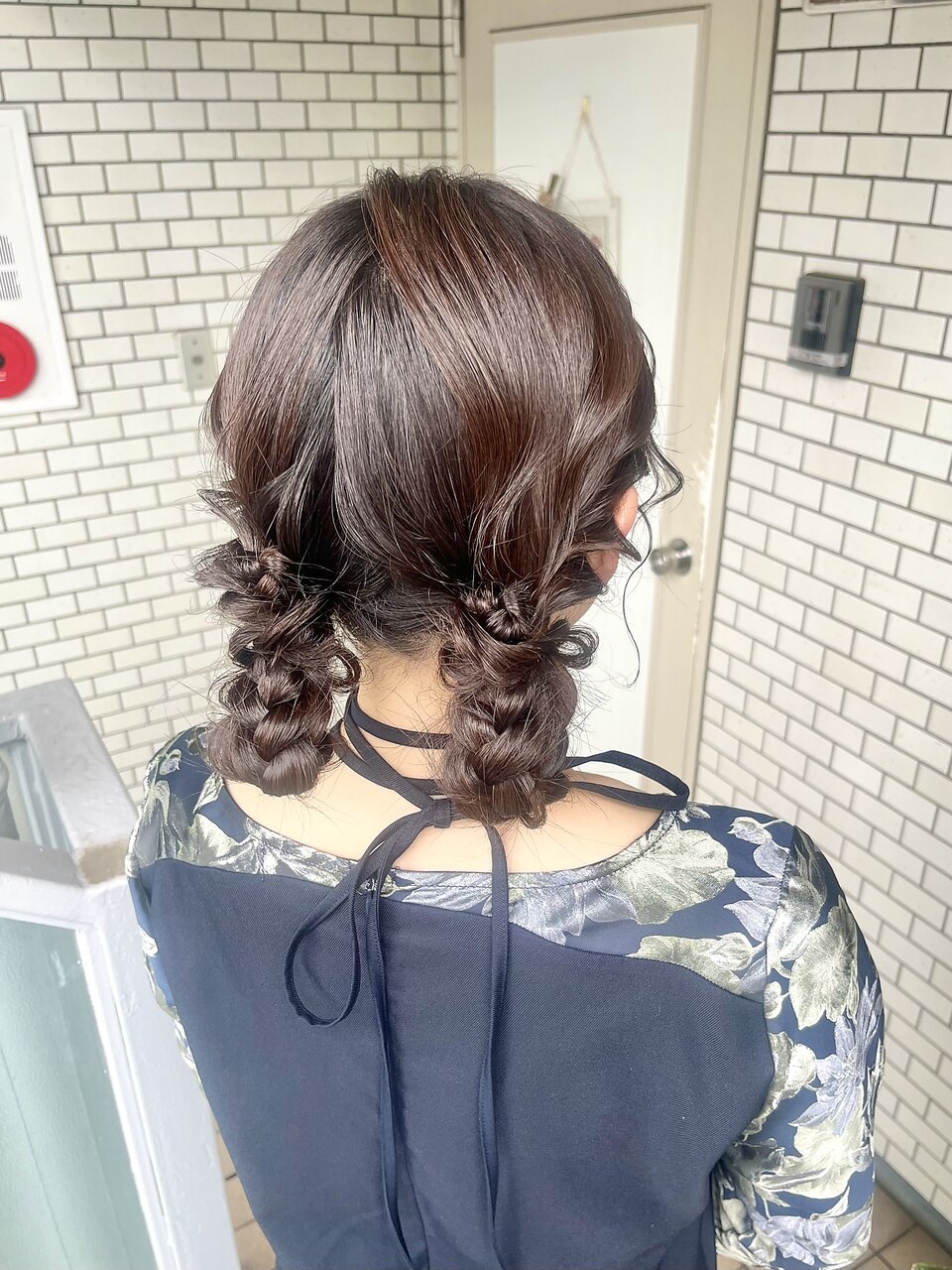 ツインヘア ヘアセット 推し活ヘア イベントヘア お呼ばれヘア