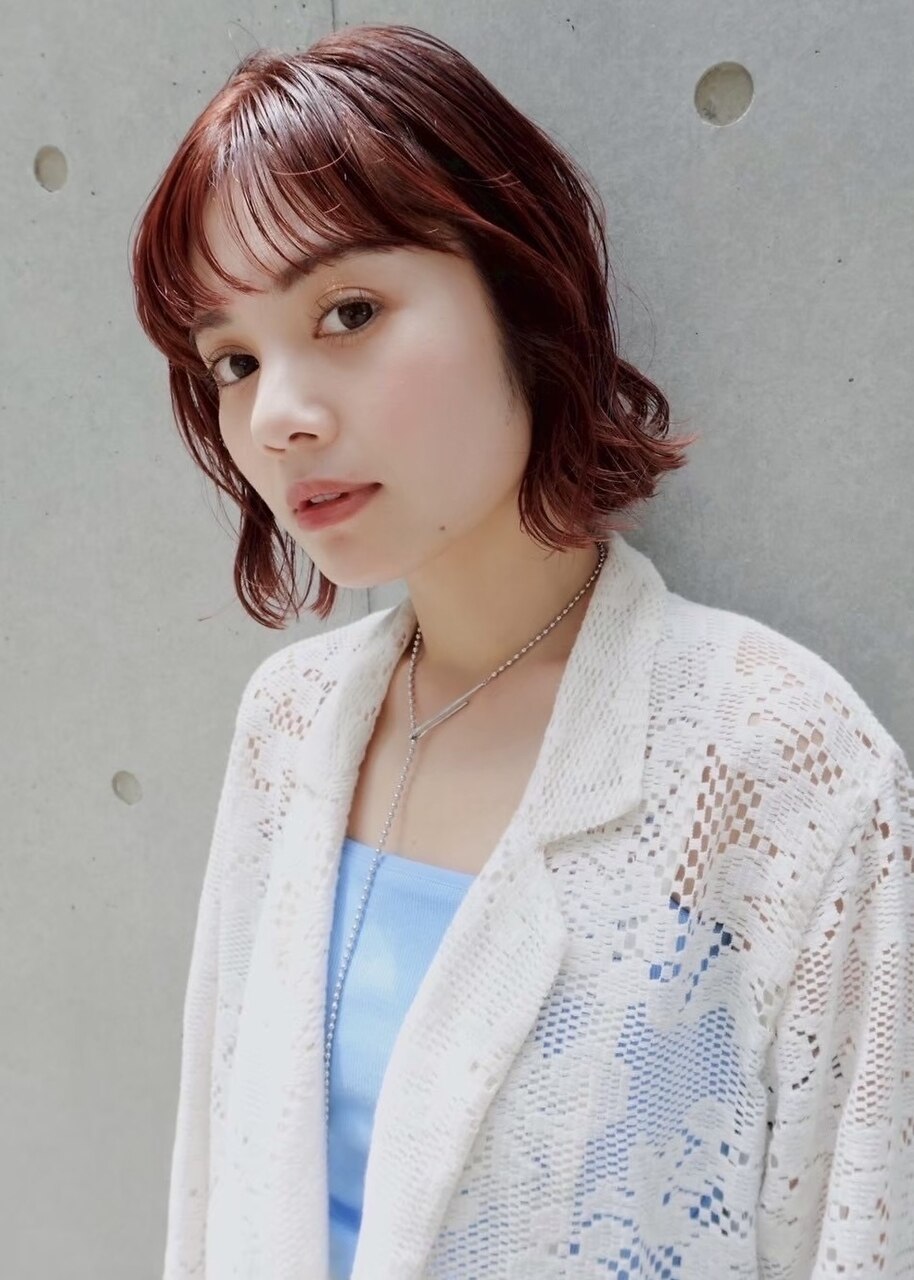 レイヤーボブ/パーマボブ/ボブ/ニュアンスパーマ/柏