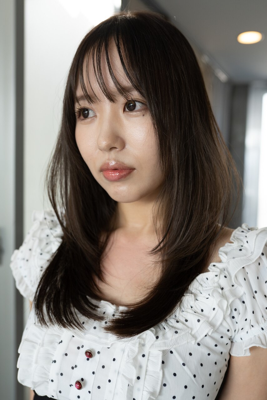 池袋美容室HOLON【韓国/レイヤーカット/ひし形レイヤー】