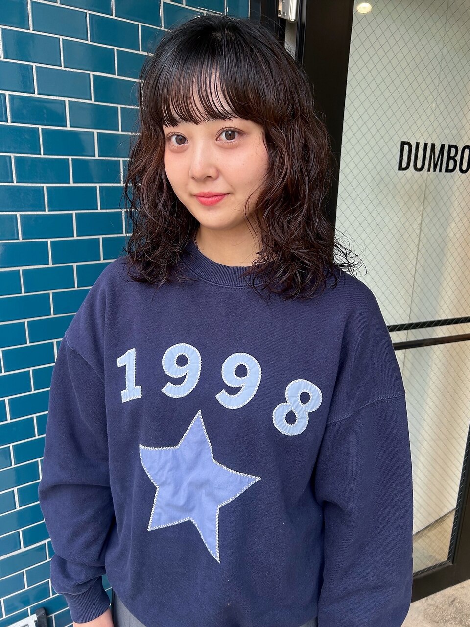 【sayaca】ミディアムパーマニュアンスパーマウルフパーマ