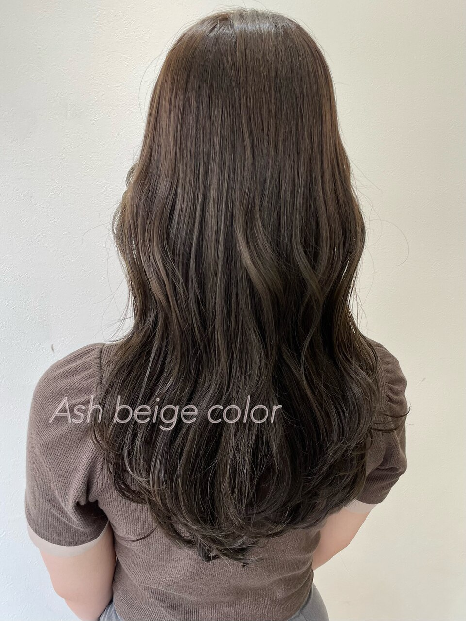 赤味抑えた、王道アッシュベージュ♪ 池袋/韓国ヘア/レイヤー