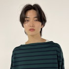 「大人の色気」ミディアムセンターパートヘア