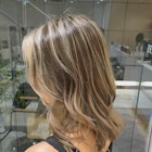 海外風ハイライトバレイヤージュ【立川ハイライト】