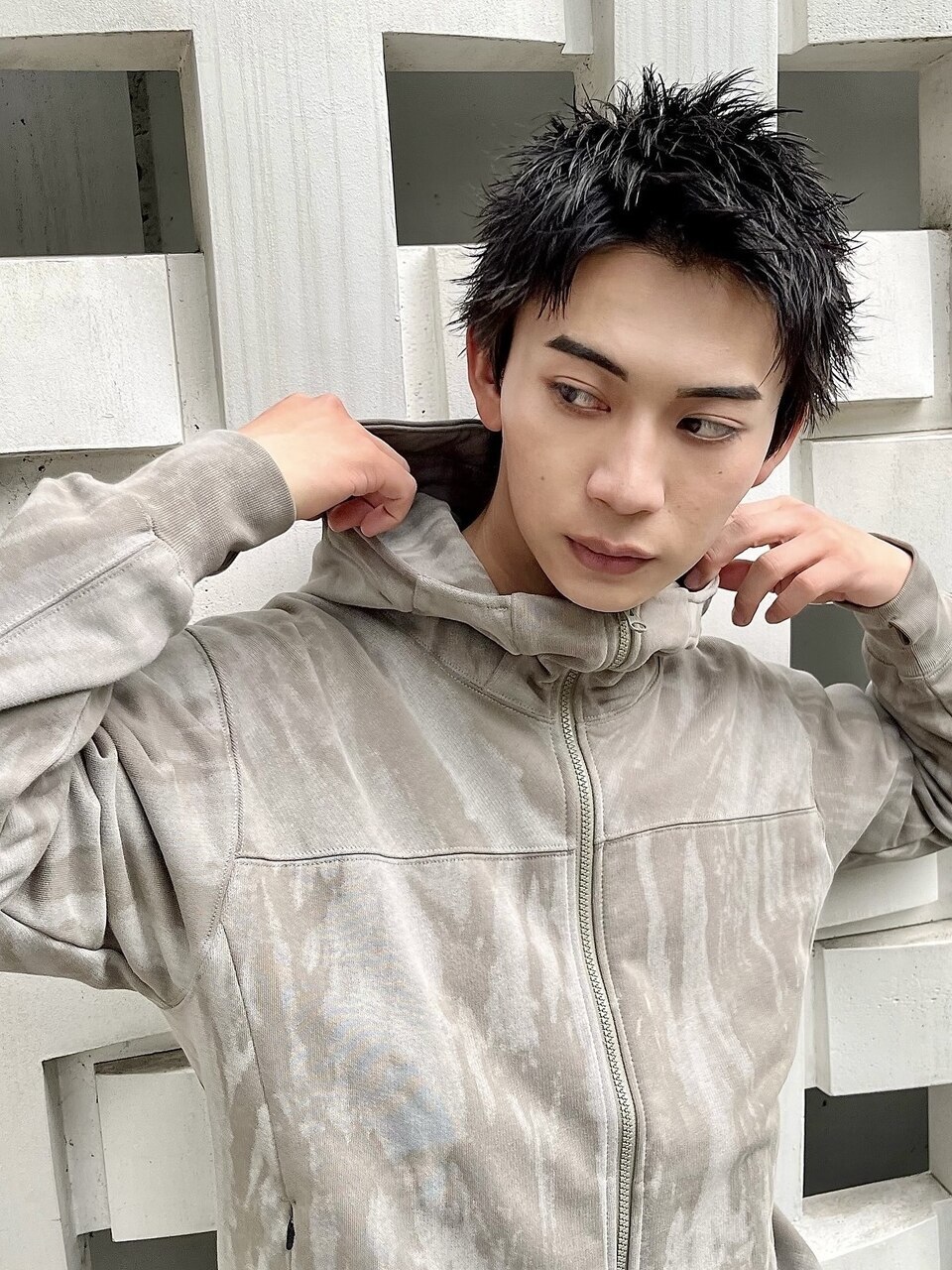 メンズカット:スパイキーショート/刈り上げないメンズショート