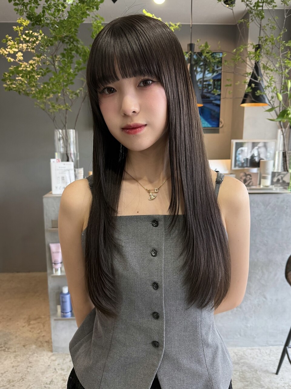 【石川尚之】暗髪ダークグレージュ