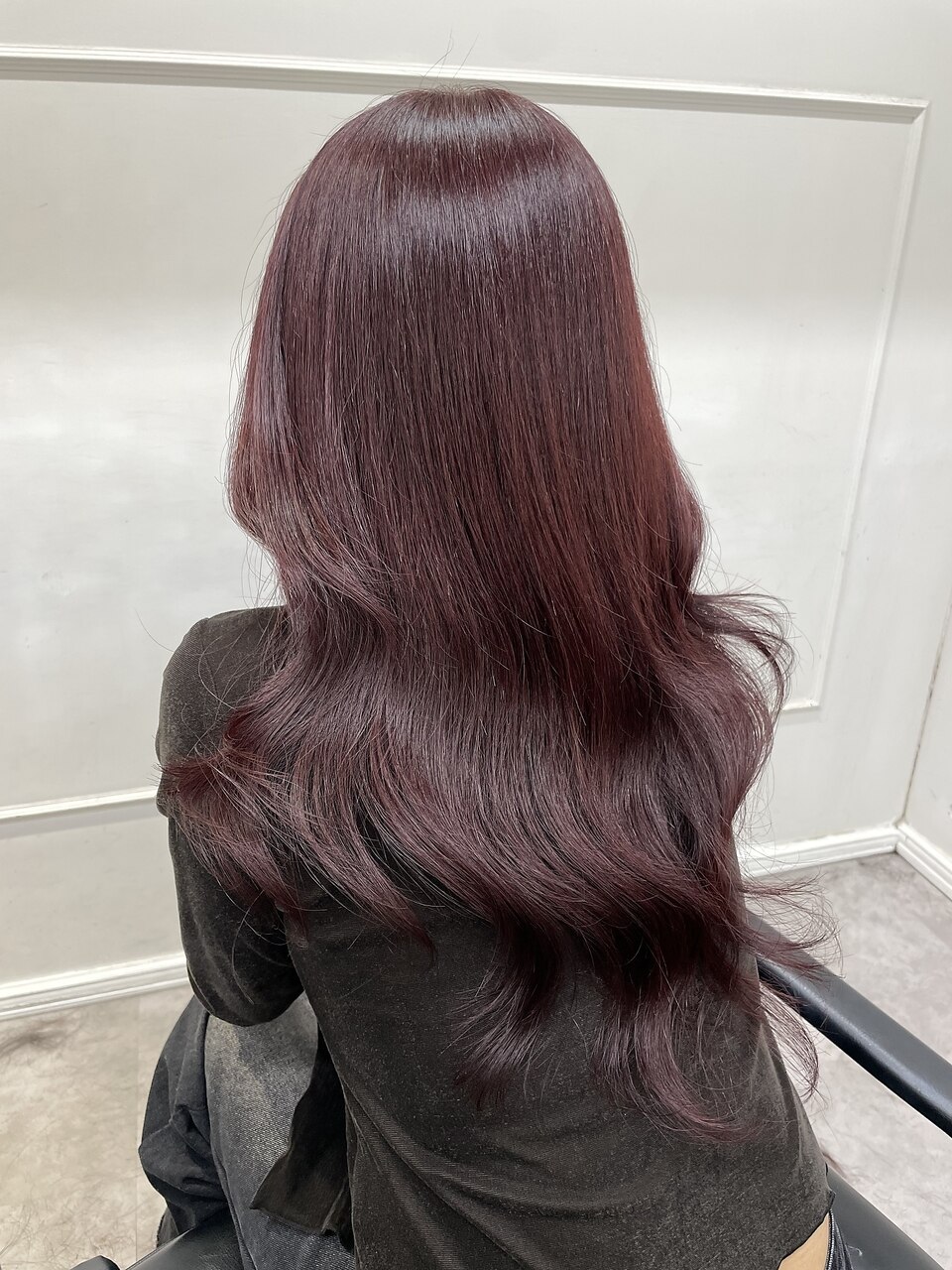 【レッドブラウン】ブリーチなしピンクブラウンワインレッド暖色