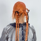 ブリーチダブルカラーハイトーン韓国ヘアおくれ毛_ba560681