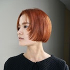 ダブルケアカラー/ 切りっぱなしボブ