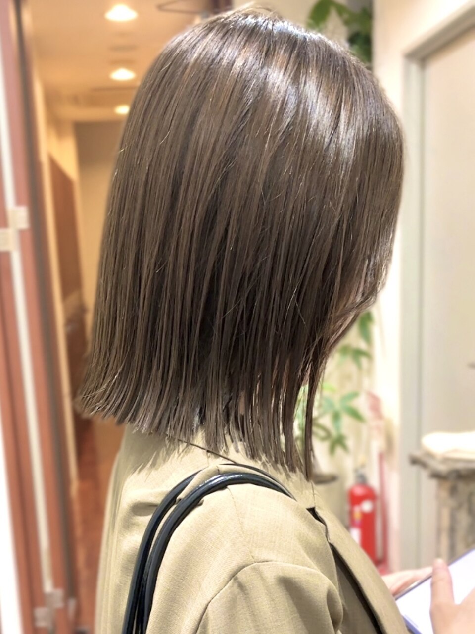 ブリーチなし透明感大人ボブKchiara福岡奥野大成