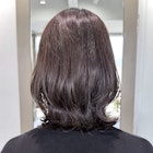 ミディアムレイヤー×チョコレートカラー/ツヤ髪スタイル