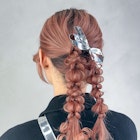 おくれ毛前髪カットブリーチハイトーンロング_ba557781