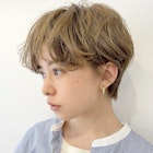 ベリーショート /暗めカラー/グランマッシュ/デザインカラー