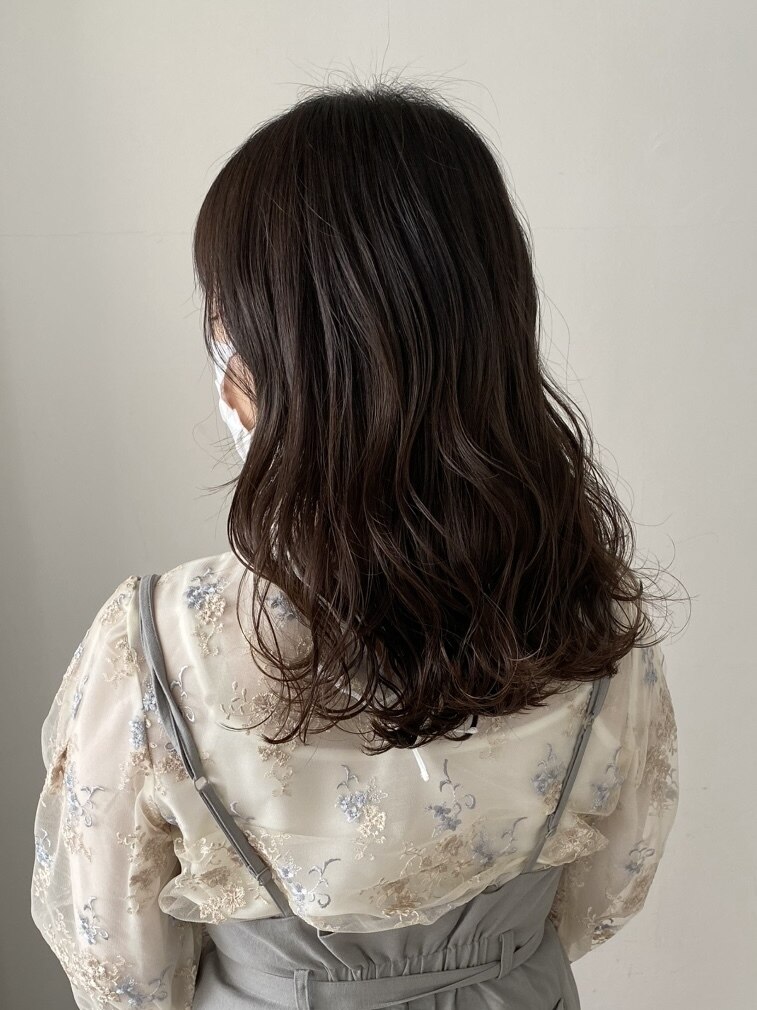 【立町メアリーバイメリー】☆アッシュグレージュ×セミディー☆