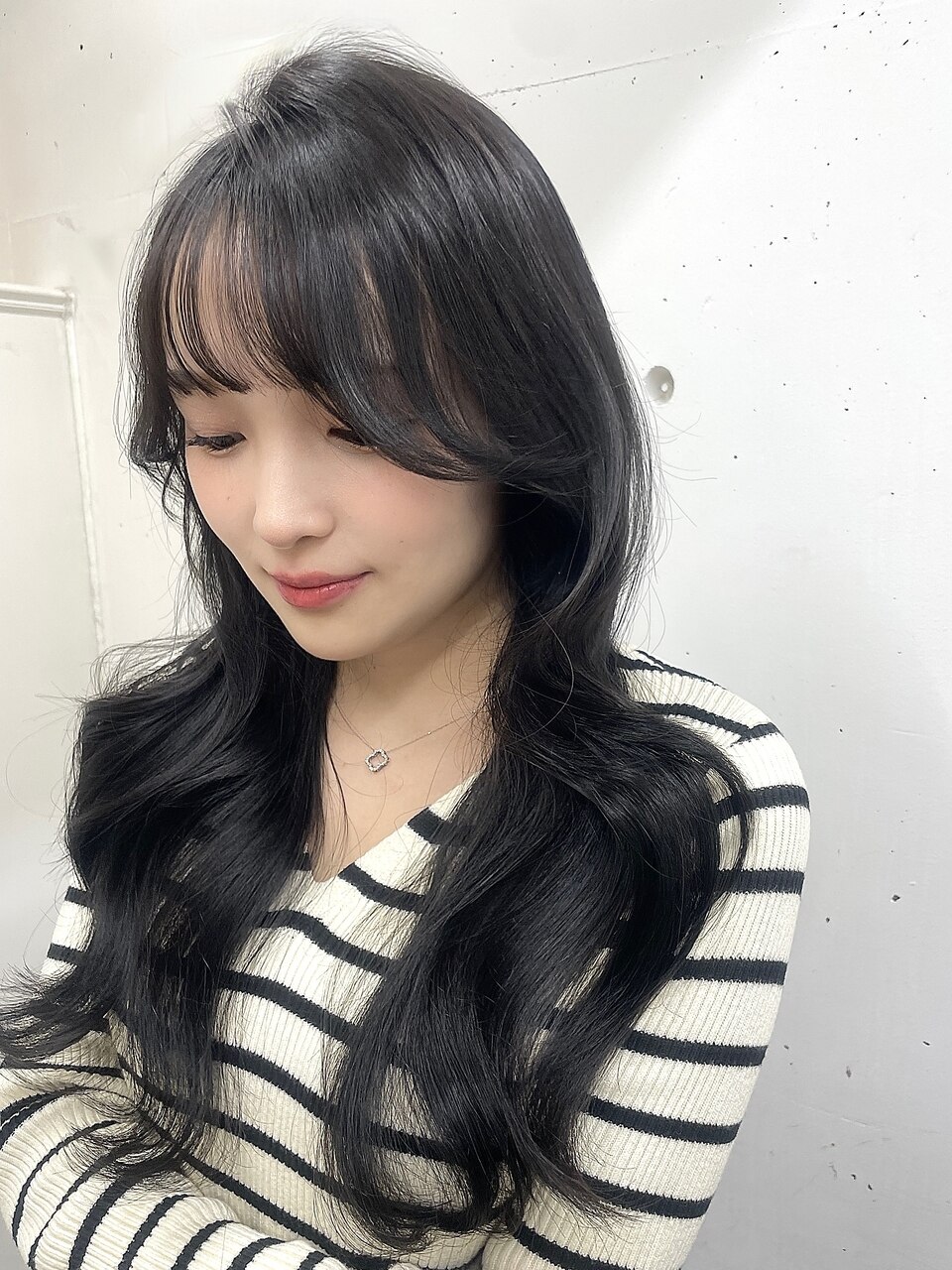 【ダークグレージュ】ブルーブラックブルージュダークグレー暗髪