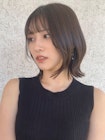 レイヤーボブ/結べるボブ/シースルーバング/30代