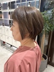 大人ショート/ショートボブ/白髪ぼかしハイライト/武蔵小杉