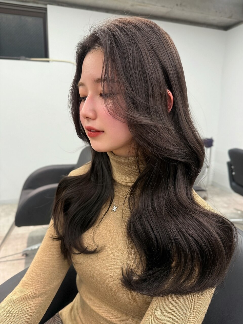 大阪/心斎橋/チョコブラウン/透明感カラー