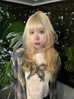 ブロンドヘア/シャギーウルフ/姫ウルフ/ハイトーンウルフ