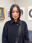 島田/顔まわりレイヤーボブ モード 大人ボブ 髪質改善 白楽