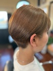 前下がりショート・ボブ/絶壁解消/前髪あり/40代/30代/内巻き
