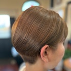 前下がりショート・ボブ/絶壁解消/前髪あり/40代/30代/内巻き