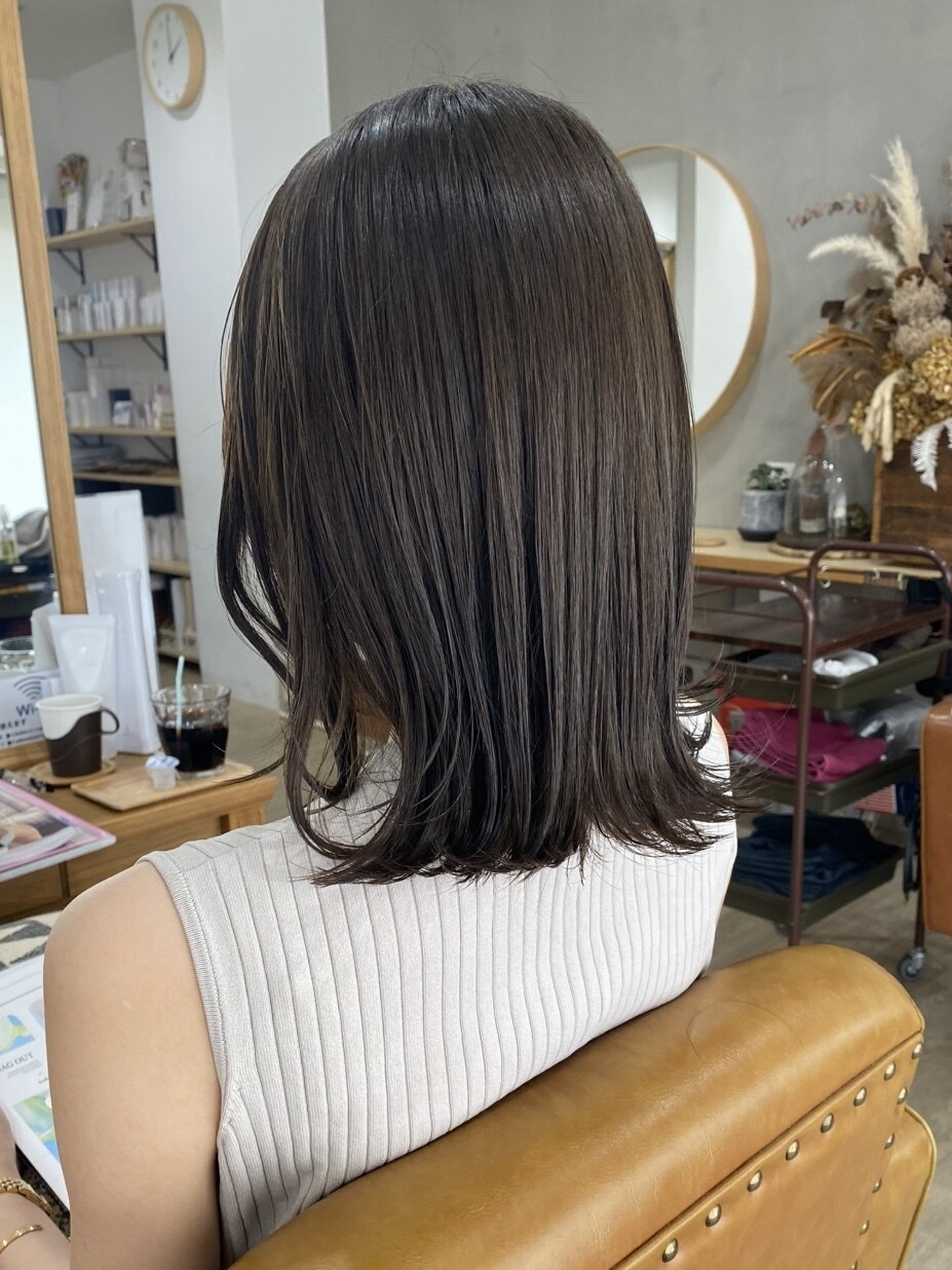 【立町メアリーバイメリー】☆外ハネボブ×アッシュグレージュ☆