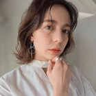 【阿形】くせ毛を活かすくびれミディアムレイヤーカット