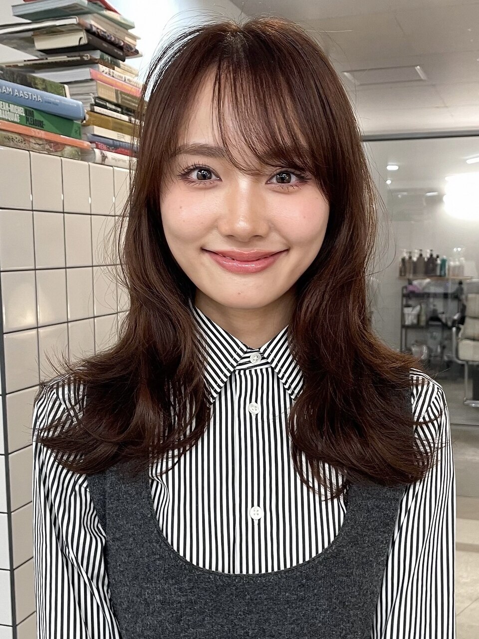 秋カラー　ミディアムレイヤー