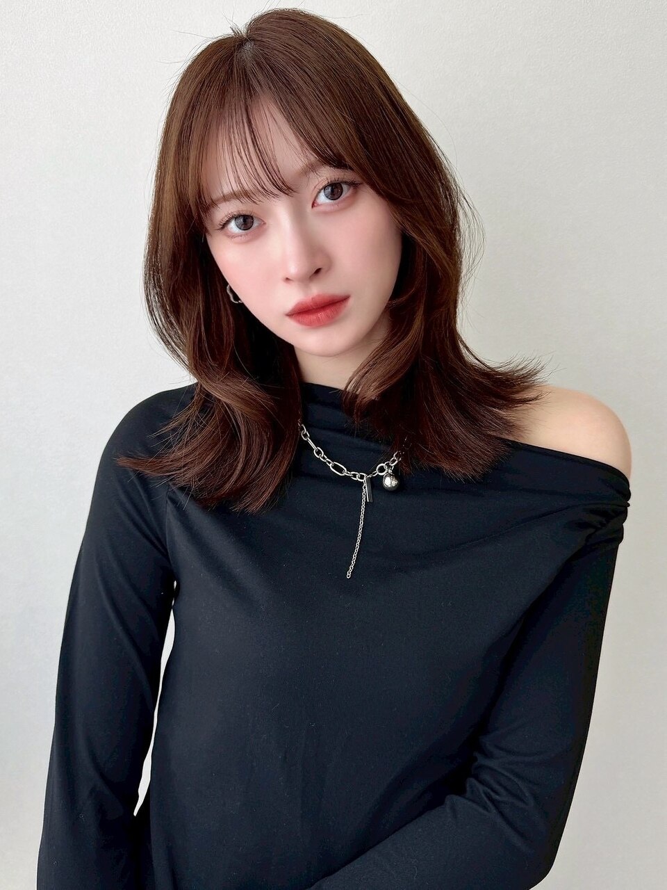 黒髪/クラゲヘアー/小顔/ココアベージュ/髪質改善/栄/栄駅b252