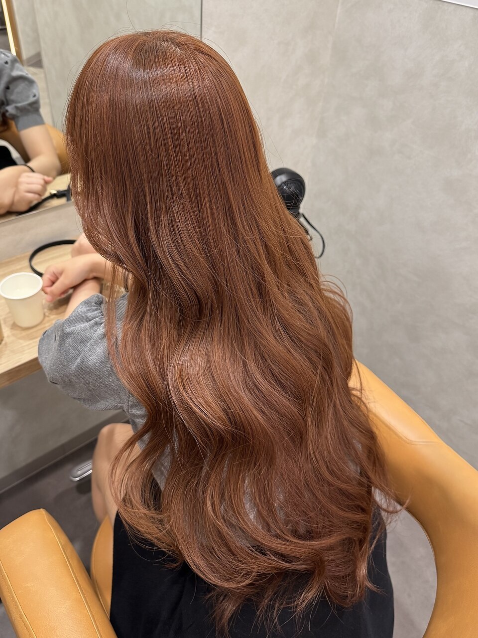 【Lufeli】内海ひなの　オレンジベージュ／オレンジブラウン