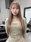 ミルクティーベージュブリーチ2回/原宿/ハイトーン/韓国ヘア