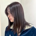 ミディアムロング美髪顔周りレイヤーおくれ毛_ba549782