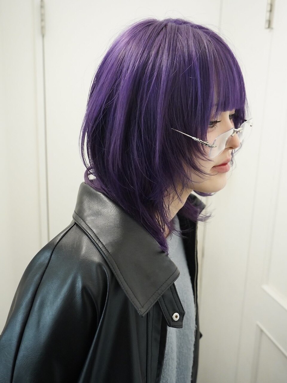 パープル/バイオレッ/ウルフ/レイヤー/ハイトーン