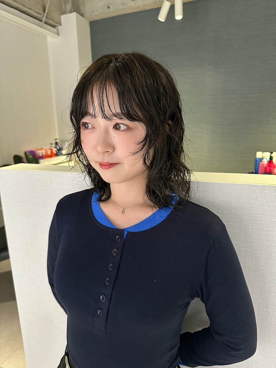 ウルフパーマ/レイヤーパーマ/くびれパーマ/ミディアムパーマ