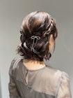 ハーフツインヘアセット