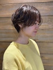 【 耳掛けショート × ゆるふわパーマ 】浅野美紀