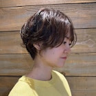 【 耳掛けショート × ゆるふわパーマ 】浅野美紀