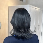 レイヤー/ミディアムレイヤー/カラー/髪質改善/韓国