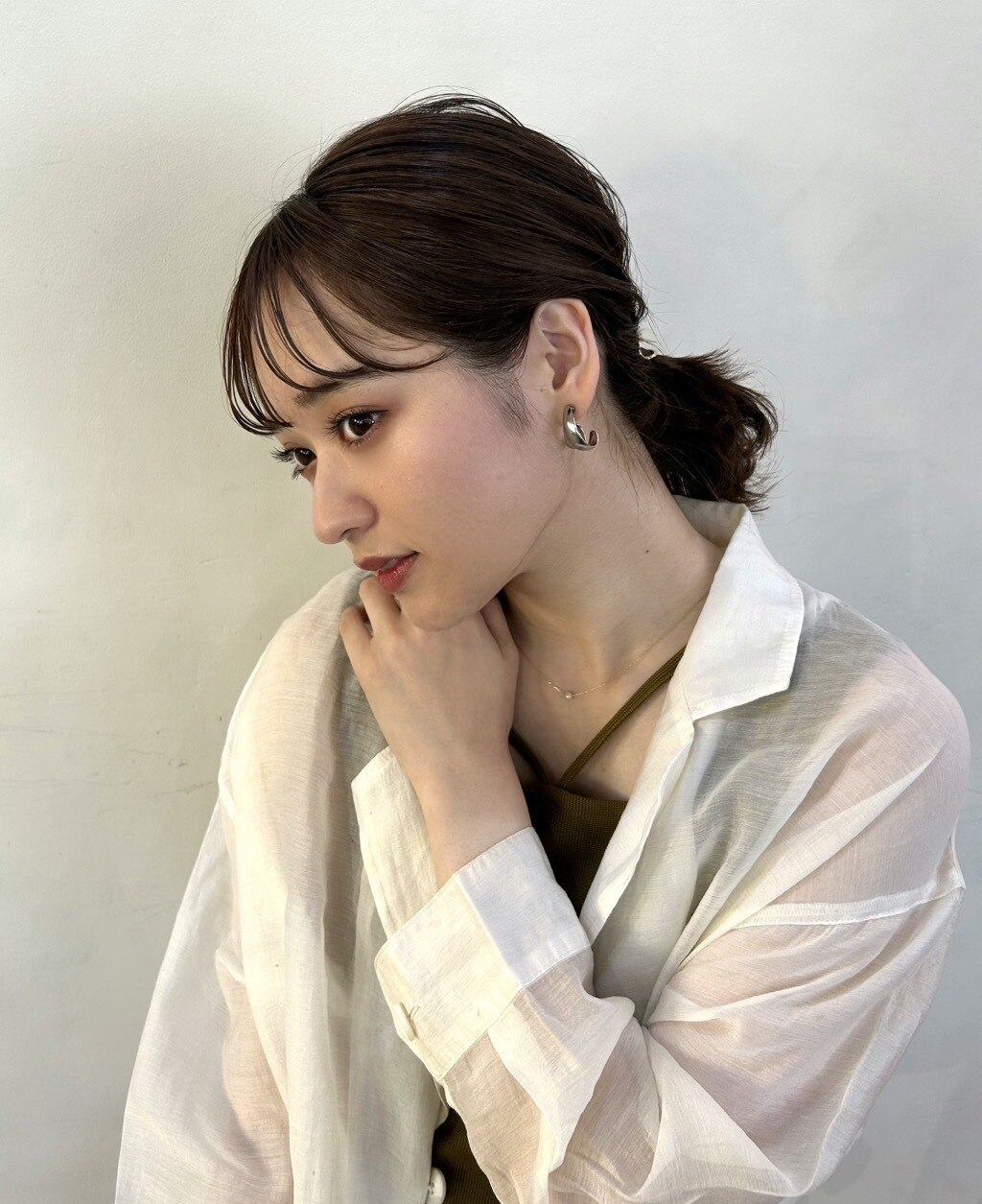 結んでも可愛い/顔周りカット/垢抜けカット/似合わせカット/