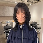 【大阪/天王寺】ウルフカット×ブルーブラック