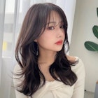 似合わせカット/ダークアッシュ/ミディアムレイヤーカットb42