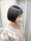 黒髪ボブスタイル