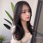 似合わせカット/ダークアッシュ/ミディアムレイヤーカットb58