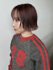 ミニボブ/レッドブラウン