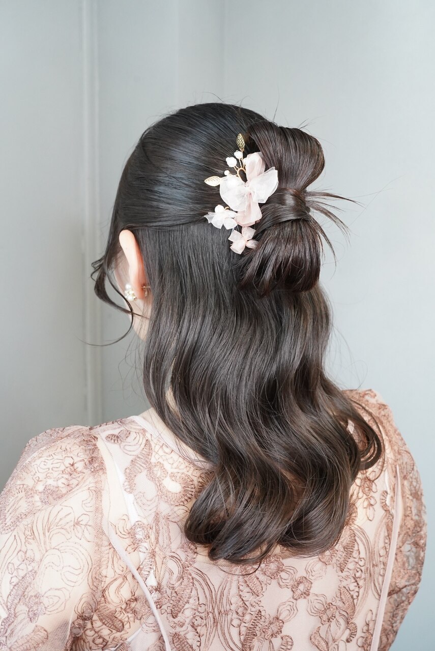 『Dots. 』カチモリハーフアップ