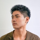 黒髪アーミーショート