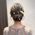 【ヘアセット】綺麗めシニョン